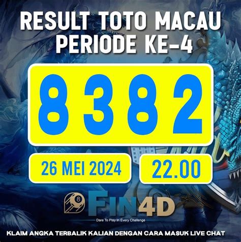 keluaran macau 4d